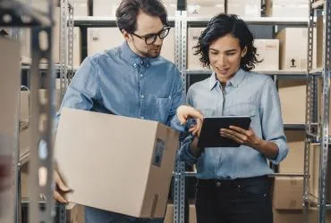 Estantes para arrecadação