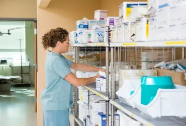 Caixas verdes para uso clínico e médico 