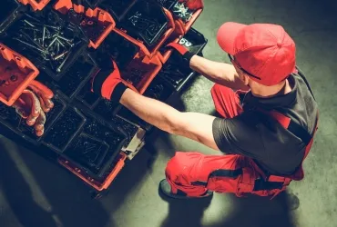 Caixas de bico cinzentas e azuis escuras para uso industrial